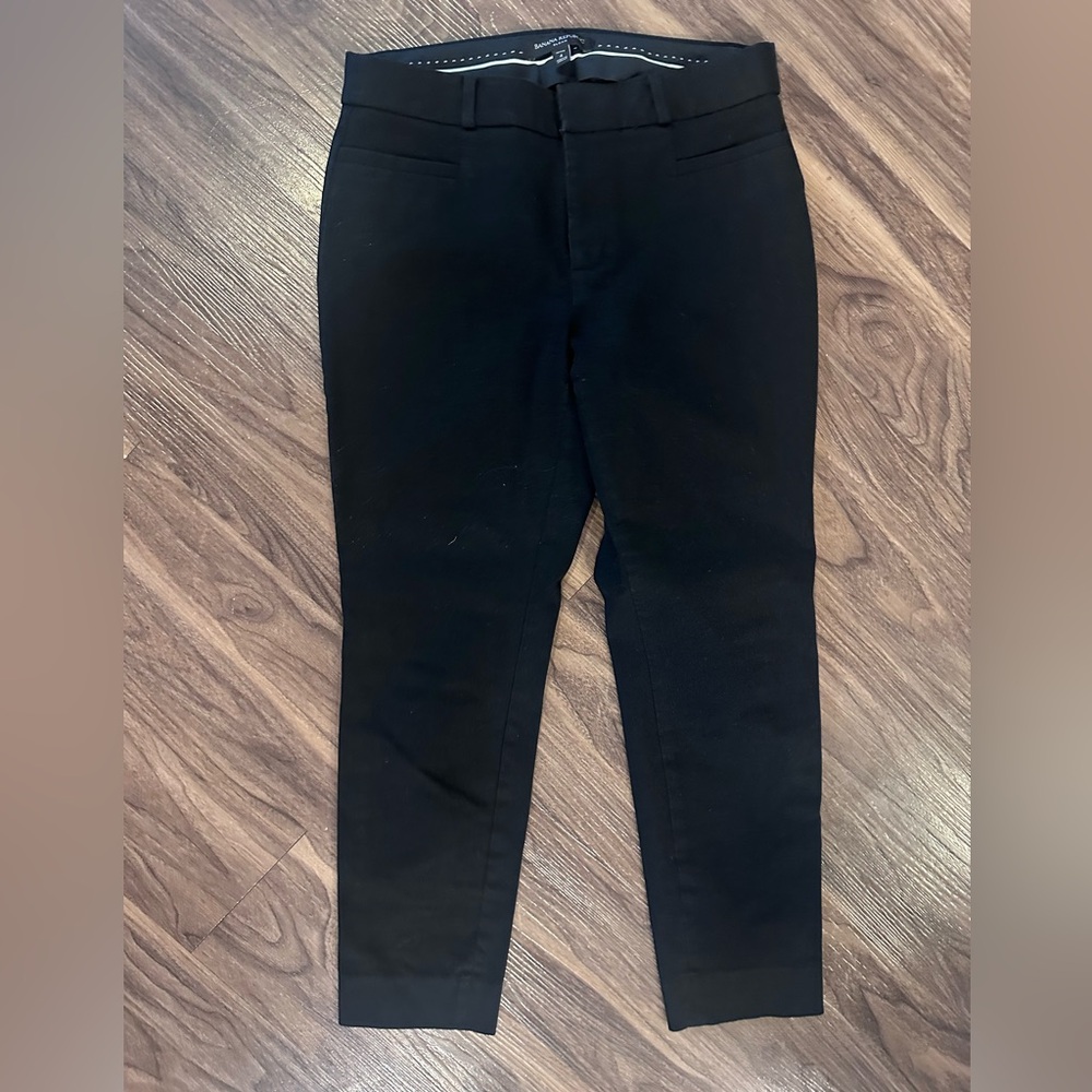 Banana Republic Black Pants For Women Size 4 Petite Used Once